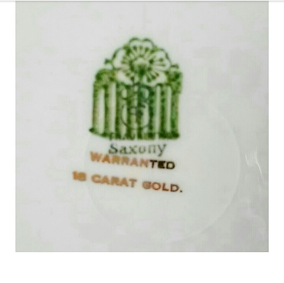 SAXONY | 4 White W/Gold Trim Soup/Salad Bowls - Picture 6 of 8